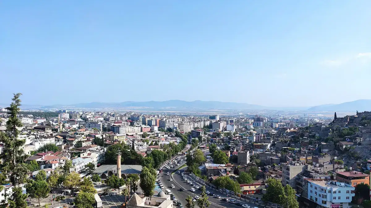 Kahramanmaraş ilinden bir görünüm
