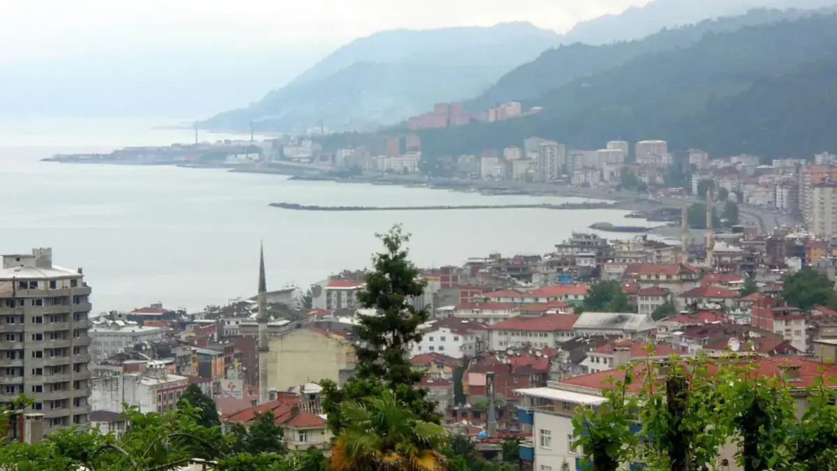 Rize ilinden bir görünüm